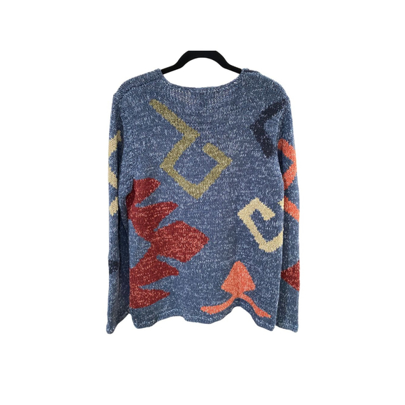 Northern Isles Vintage Chunky Knit Abstract Pattern - Sz. Large (EUC) - Picture 2 of 5